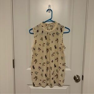 Loft Cream Floral Tank